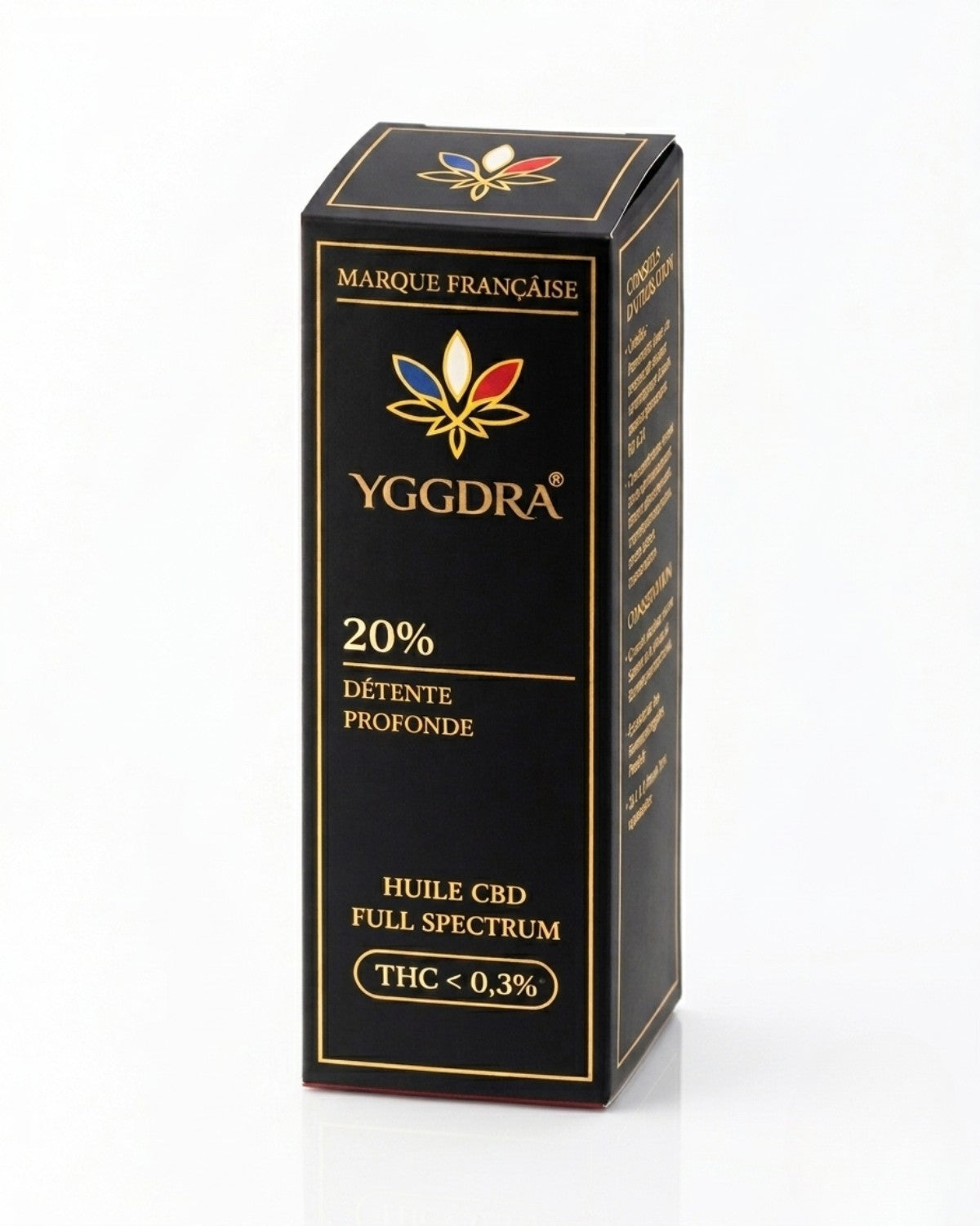 Huile CBD 20% Full Spectrum Détente Profonde France Bio 2000mg YGGDRA